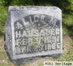 Alice M Hausauer