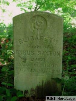 Elizabeth Mosier Saxton