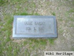 Olive Louise "ollie" Hardin