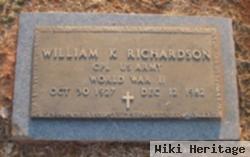 William K Richardson