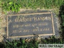 A Bernice Hanson