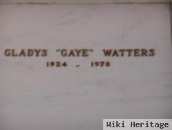 Gladys "gaye" Watters