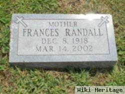 Frances Evans Randall