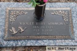 Violet Ruby Weyers Simmons