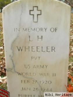 Leftreg H. Wheeler