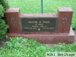 Walter W Pfaff