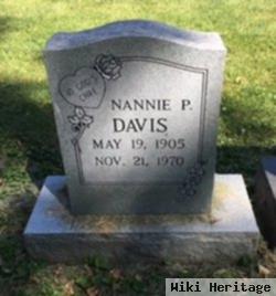 Nannie P Davis