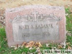 Mary A. Kabanek