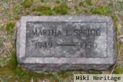 Martha L Sprigg