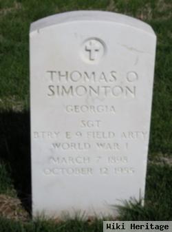 Thomas O Simonton