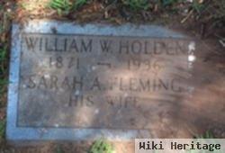 Sarah A Fleming Holden