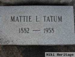 Mattie L Matthews Tatum