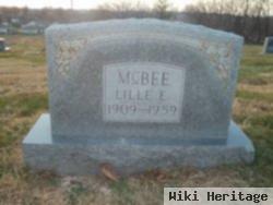 Lillie E. Mcbee