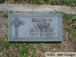 Beulah M Lanier