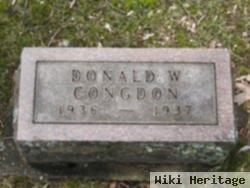 Donald W Congdon