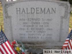 E Richard Haldeman