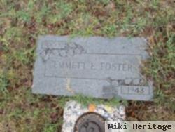 Emmett E Foster