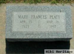 Mary Frances Platt