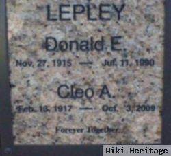 Donald E. Lepley
