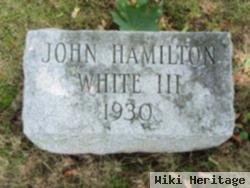 John Hamilton White, Iii