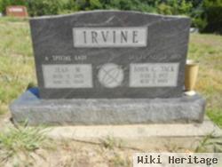 John C "jack" Irvine