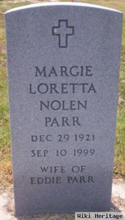 Margie Loretta Nolen Parr