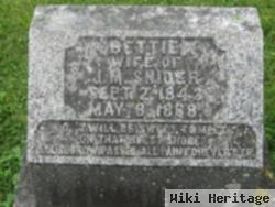 Sarah Elizabeth "bettie" Terrell Snider