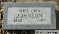 Alice Ione Teeple Johnson