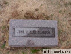 June M. Hibler Shaddox