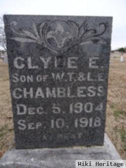 Clyde E Chambless