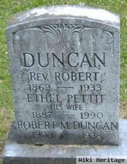 Rev Robert Duncan