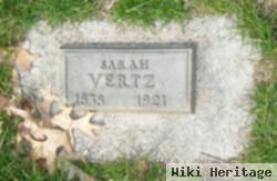 Sarah Ann Sunderland Vertz