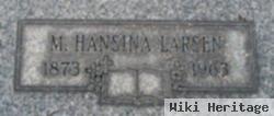 Martha Hansina Bardon Larsen