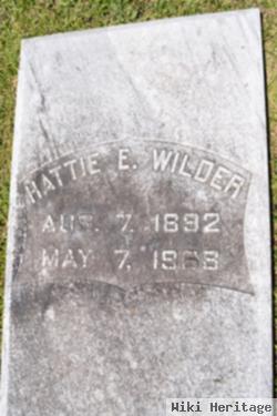 Hattie E. Wilder