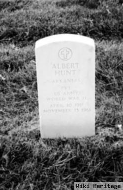 Pvt Albert Hunt