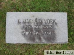 Esther Elvina Davis York