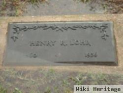 Henry Richard "old Dad" Lohr