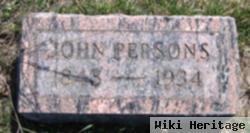 John Eastman Persons, Sr