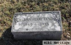 William Henry Faxon