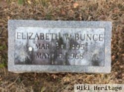 Elizabeth W Bunce