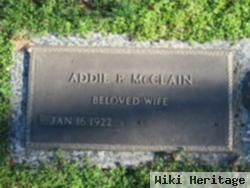 Addie P Mcclain