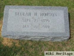 Beulah H Horton