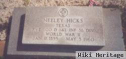 Neeley Hicks