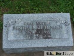 Bertha L Zurlinden