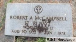 Lt Robert A. Mccampbell