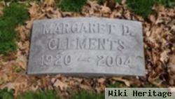 Margaret D Clements