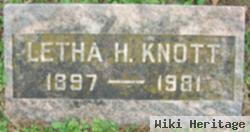 Letha H Knott