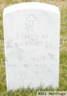 James M Barnett