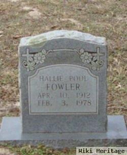 Hallie Pool Fowler