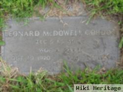 Leonard Mcdowell Gordon